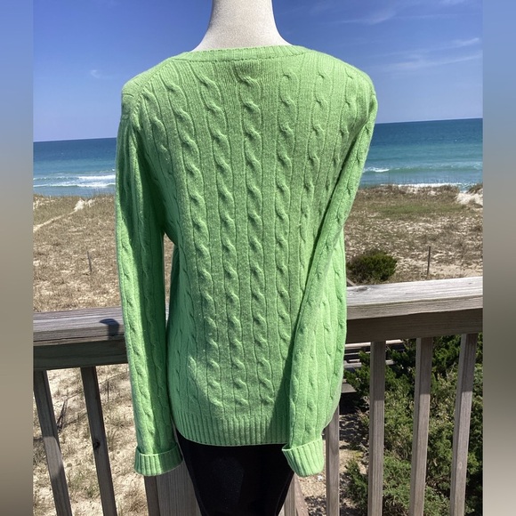 J. Crew Cashmere Cable Knit Sweater - Picture 7 of 10